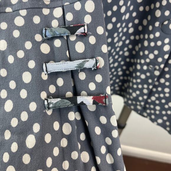 Little Journeys Chicago Polka Dot Sydney Twill Jacket Women Small - Picture 5 of 8